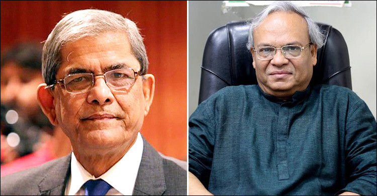 ফখরুলকে  দেখতে হাসপাতালে গেলেন রিজভী